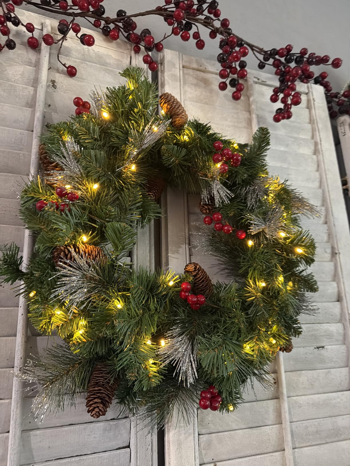 Wreath detail closeup