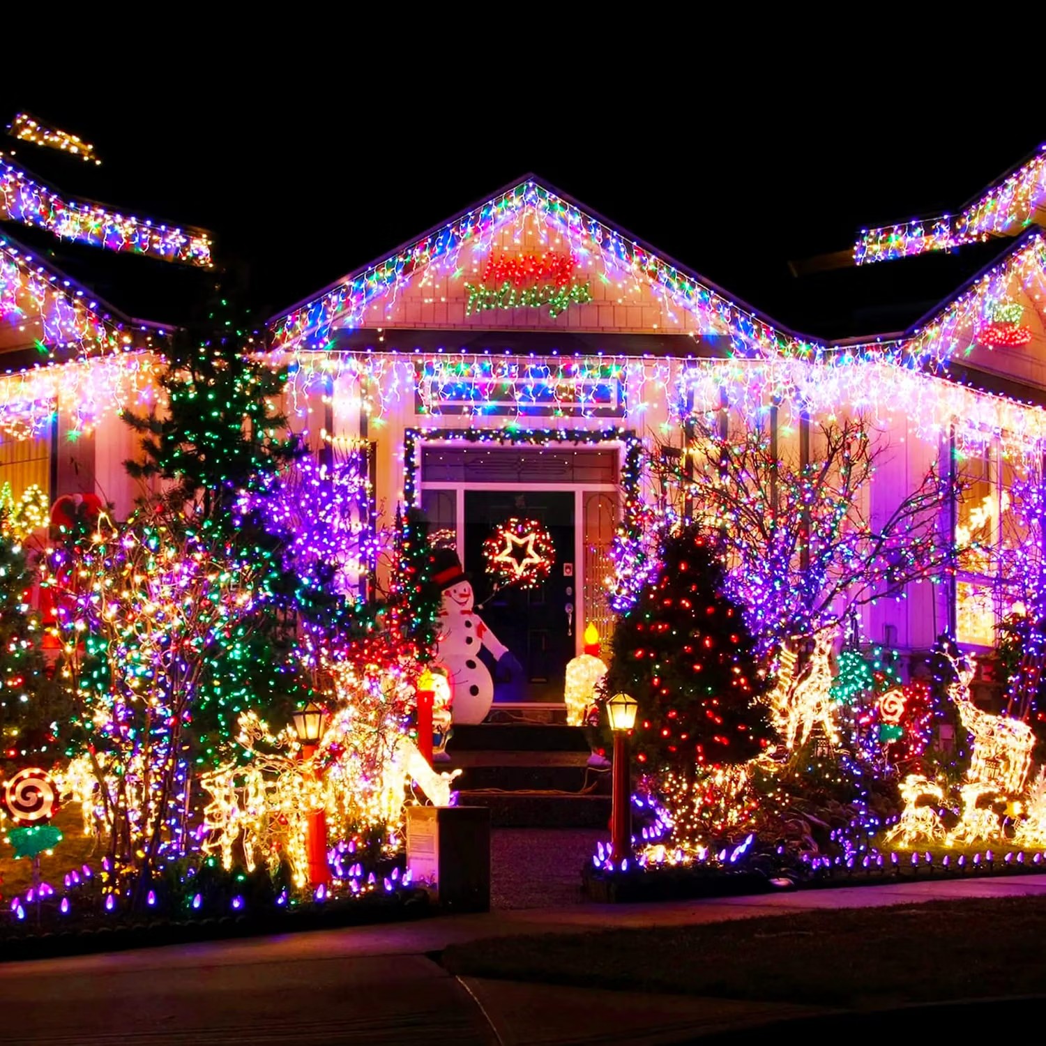 Dazzle Bright Outdoor Christmas String Lights, 1000 LED 328FT thumbnail 4