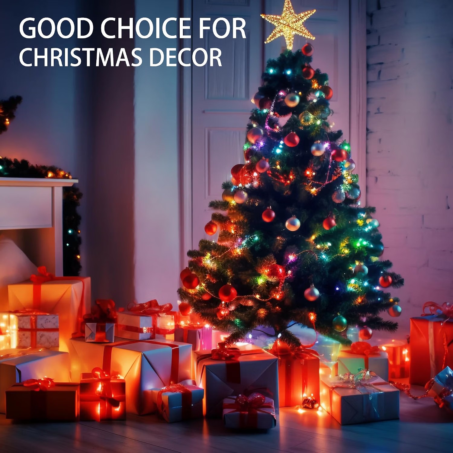Dazzle Bright Outdoor Christmas String Lights, 1000 LED 328FT thumbnail 5