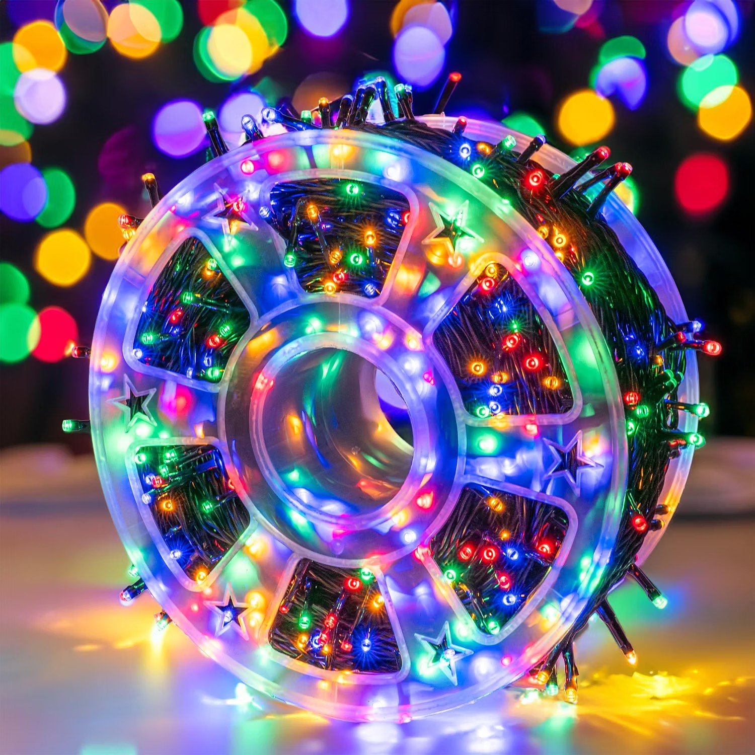 Dazzle Bright Outdoor Christmas String Lights, 1000 LED 328FT thumbnail 7