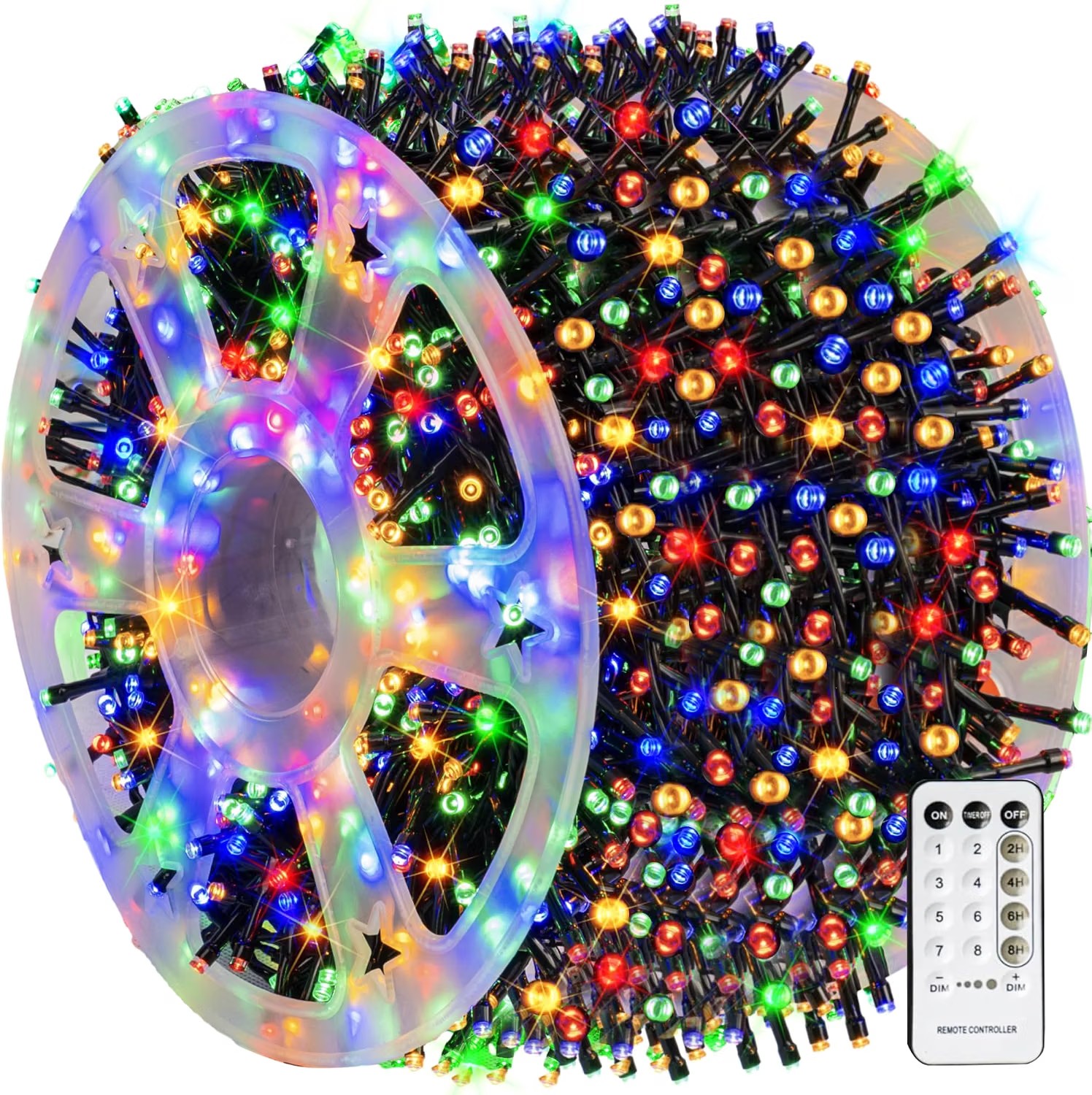 Dazzle Bright Outdoor Christmas String Lights, 1000 LED 328FT