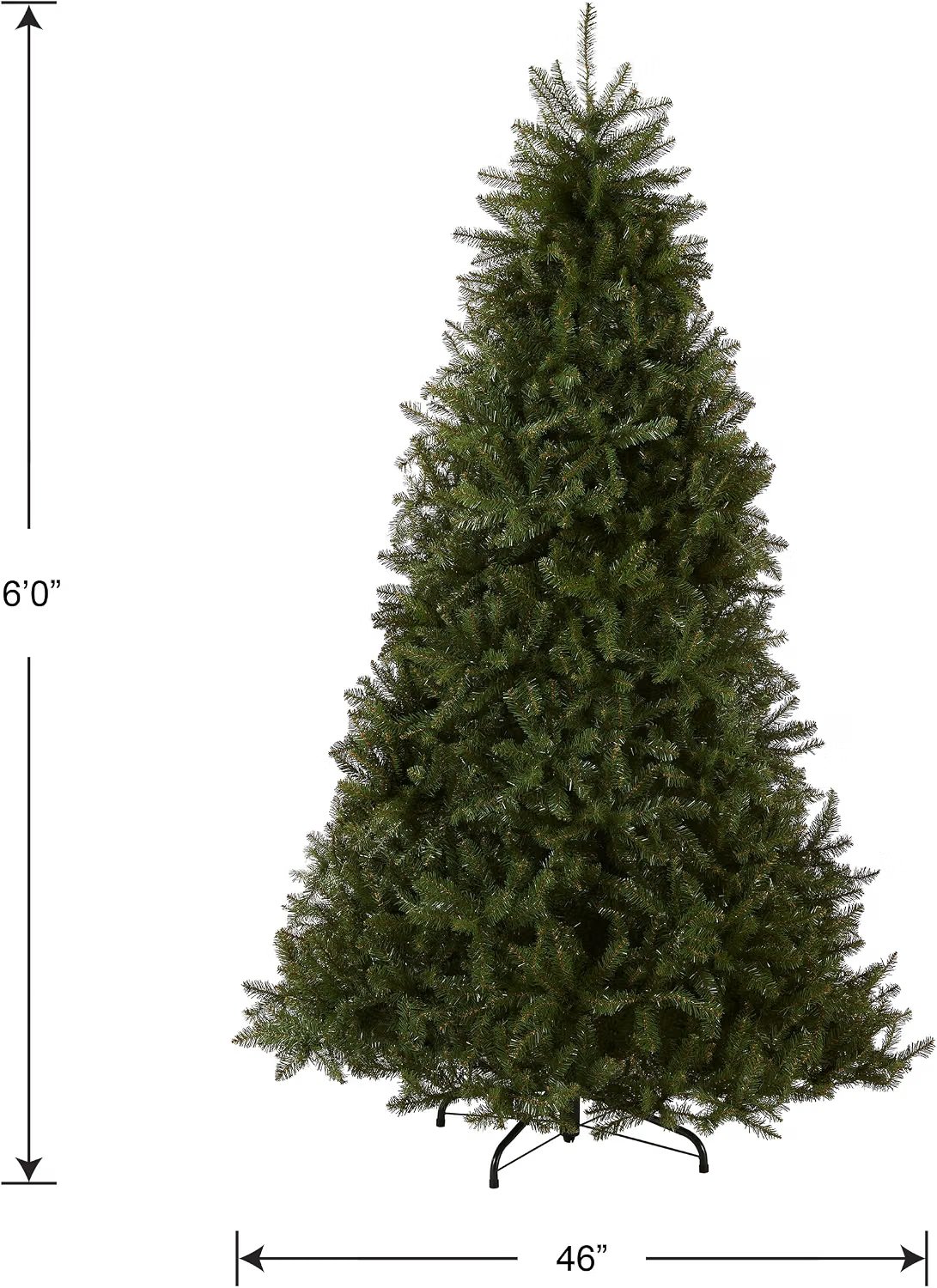 National Tree Company 6ft Unlit Dunhill Fir Artificial Full Christmas Tree thumbnail 2
