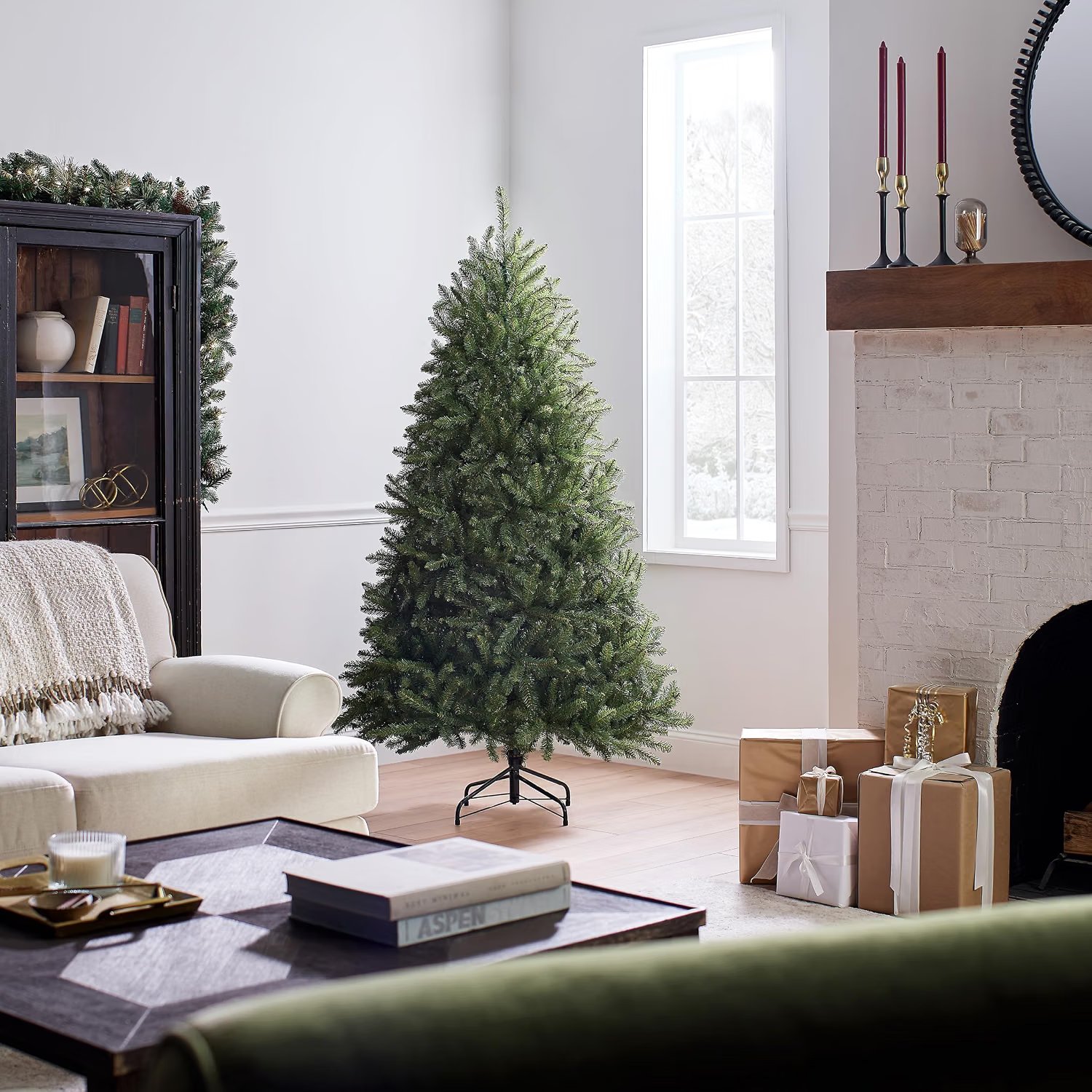 National Tree Company 6ft Unlit Dunhill Fir Artificial Full Christmas Tree thumbnail 5