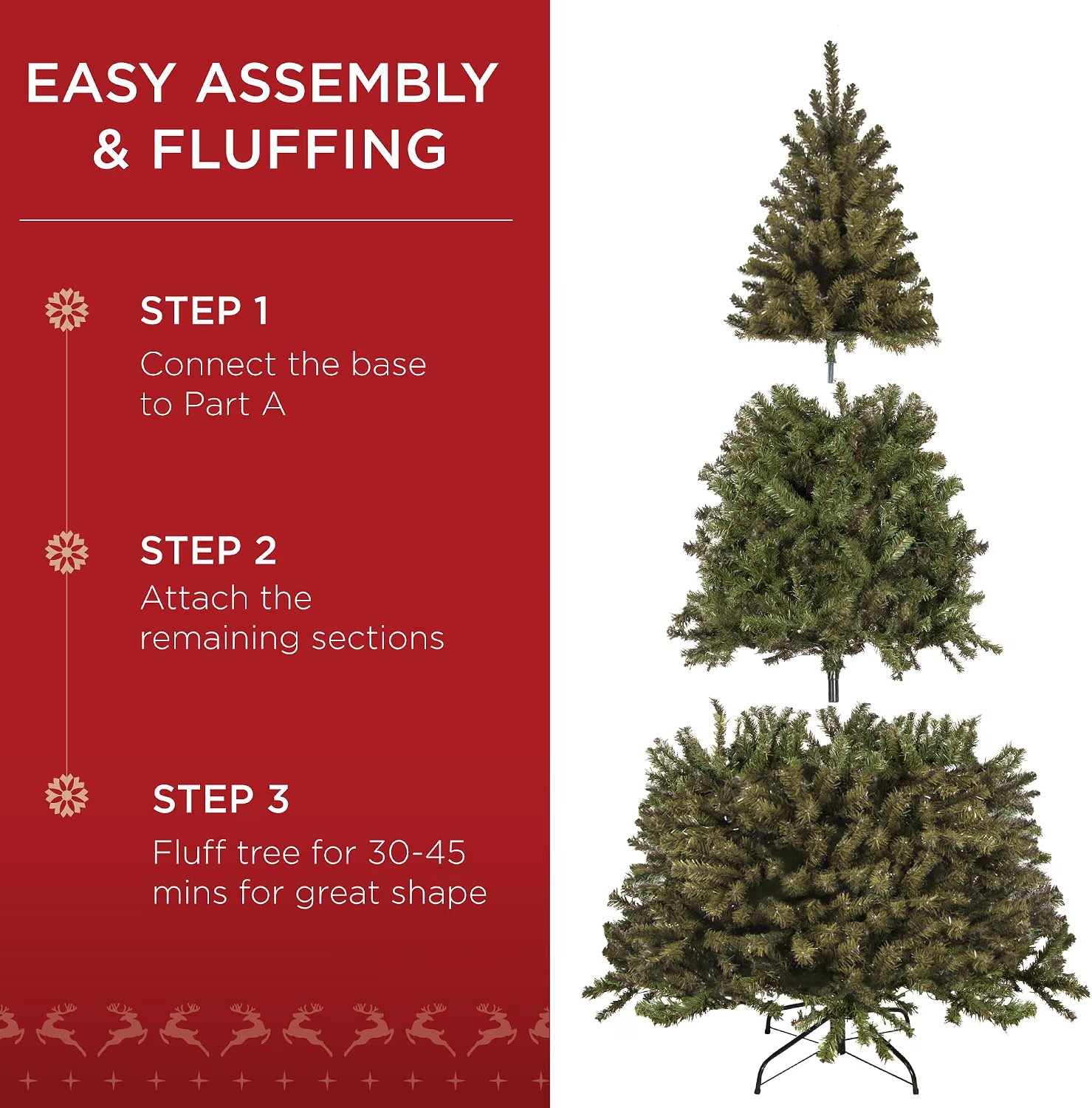 Best Choice Products 7.5ft Premium Unlit Artificial Spruce Christmas Tree thumbnail 4